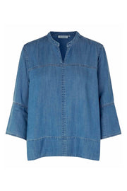 Deirdre Denim Top in Light Denim