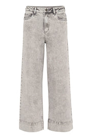 Amelia 7/8 Crop Jeans in Grey Washed Denim