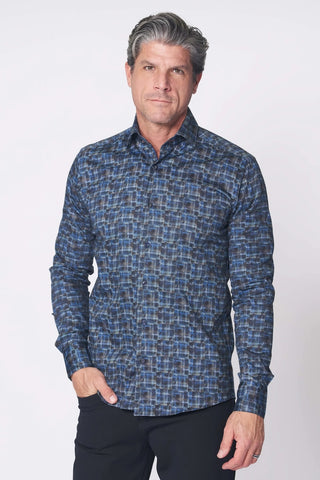 Long Sleeve Casual Shirt in Blue