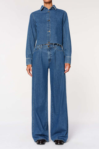 Isabel Wide Leg Jean in North Beach