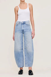 Miro Barrel Jeans In Tinted Light