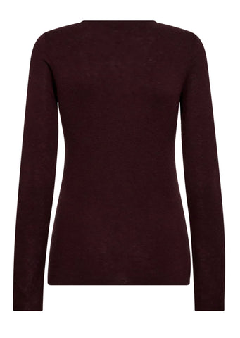 Bouch Thin Crew Sweater in Fudge