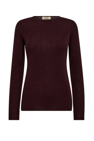 Bouch Thin Crew Sweater in Fudge