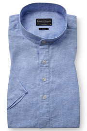 Hobart Short-Sleeved Linen Sport Shirt in 2 Colours