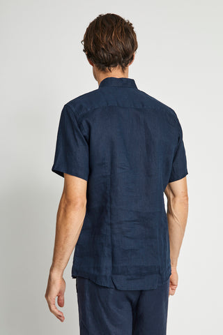Hobart Short-Sleeved Linen Sport Shirt in 2 Colours