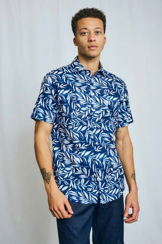 Cordeel Casual Modern Fit Shirt in Navy