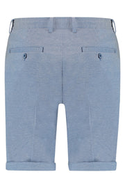 Piqué Shorts in Light Blue