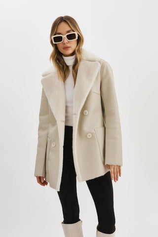 Camille Faux Shearling Reversible Coat in 3 Colours