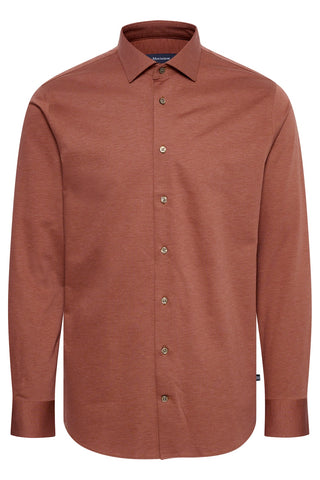 Marc Long-Sleeved Cross-Hatch Sport Shirt in 4 Colours