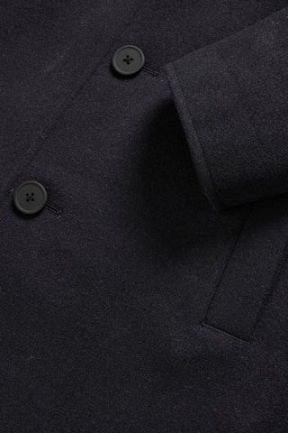 Breather Coat in Dark Navy