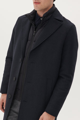 Breather Coat in Dark Navy