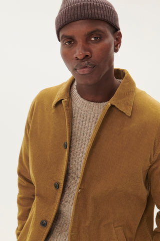 Shay Heritage Corduroy Overshirt in Medal Bronze