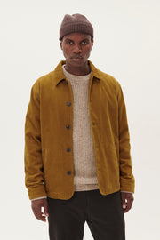 Shay Heritage Corduroy Overshirt in Medal Bronze