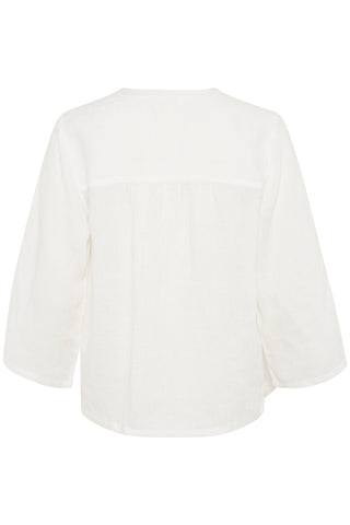 Gertha Blouse in Bright White