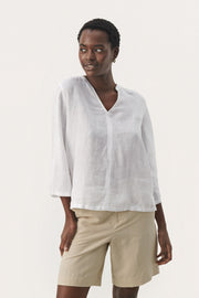 Gertha Blouse in Bright White