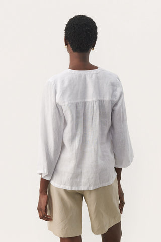 Gertha Blouse in Bright White