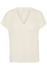 Axelines V-Neck Linen T-Shirt in 3 Colours