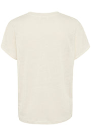 Axelines V-Neck Linen T-Shirt in 3 Colours