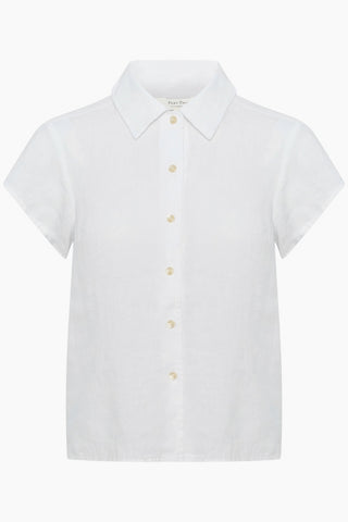 Ritte Short-Sleeved Linen Shirt in 2 Colours