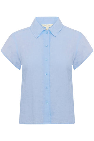 Ritte Short-Sleeved Linen Shirt in 2 Colours