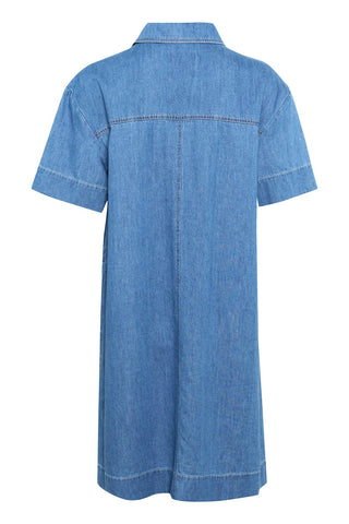 Raquela Dress in Light Blue Denim