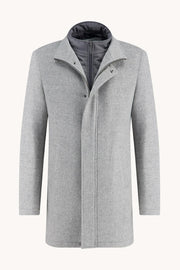 Funnel Neck Coat in 2 Colors