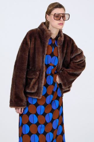 Faux Fur Short Fall Coat