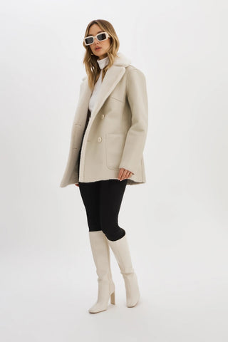 Camille Faux Shearling Reversible Coat in 3 Colours