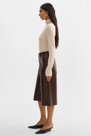 Lise Bermuda Short in Dark Brown