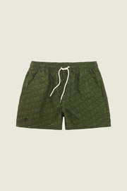 Squiggle Swim Shorts in Green