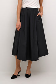 Lio Iris Long Skirt in Black