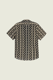 Hypnotise Cuba Net Shirt in Black Print