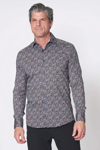 Long Sleeve Casual Shirt in Grey