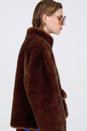 Faux Fur Short Fall Coat