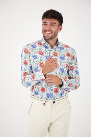 Lizard Print Long Sleeve Shirt