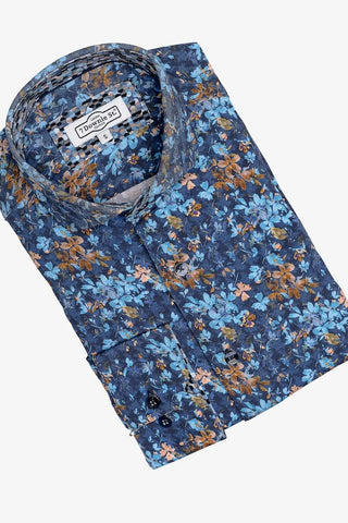 Long Sleeve Casual Shirt in Navy