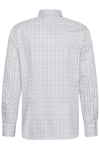 Long-Sleeved Shirt in Brushstroke Pattern