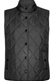 Quilted Short Vest in 2 Colors