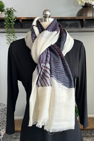 Shimmer Scarf in Poplar Leaf Metallic
