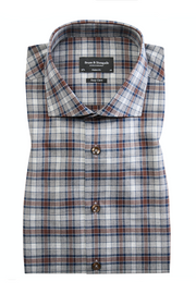 Edward long sleeve checkered shirt
