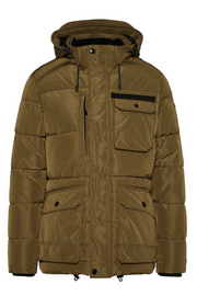 Quilted Parka With Detachable Hood
