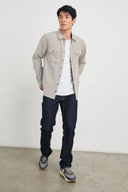 Burr Long Sleeve Casual Shacket