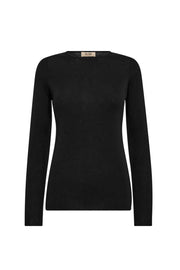 Bouch Thin Crew Sweater in Black