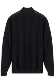 Quarter Zip Sweater in Navy