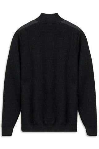 Quarter Zip Sweater in Navy