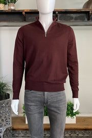 Quarter Zip Sweater in 2 Colors