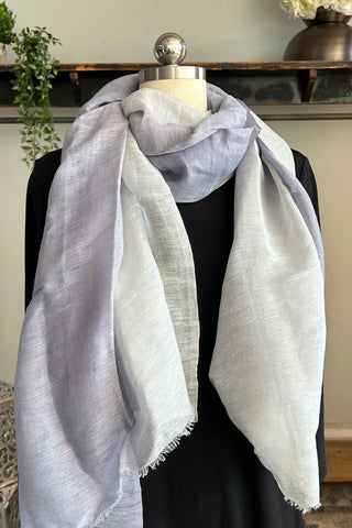 Ombre Linen Scarf in 2 Colours
