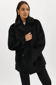 Camille Faux Shearling Reversible Coat in 3 Colours