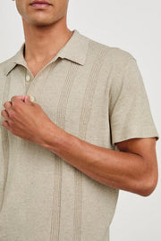 Cillian Polo Shirt in Silversand