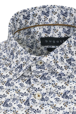 Long-Sleeved Shirt in Mini Floral Pattern